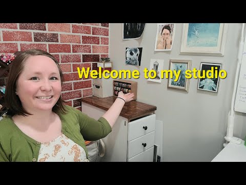 STUDIO tour + mini Art HAUL