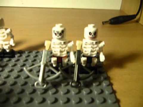 lego skeleton and troll undead army