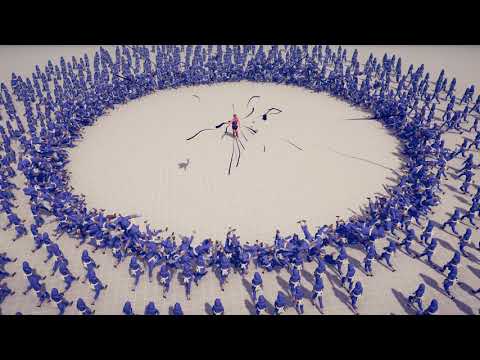 DARK PEASANT vs 1000 PEASANTS - Totally Accurate Battle Simulator TABS