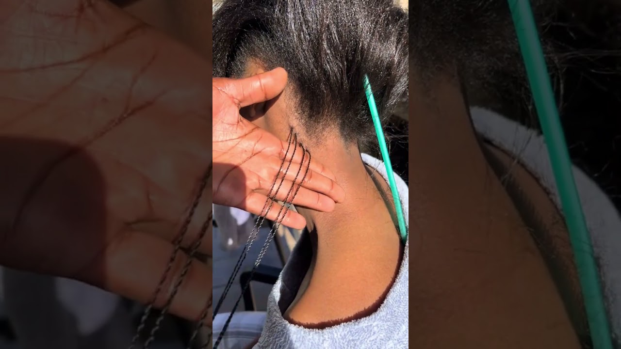 A Million Braid it might need a year to braid😻💃🏽#hair #hairtok #braids #shorts #fyp