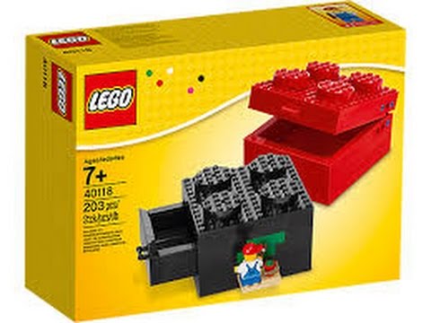 Vidéo LEGO Saisonnier 40118 : Boîte en briques à construire 2x2