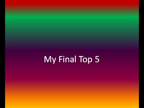 My Final Updated Top 5 Of Belarus Eurovision 2015