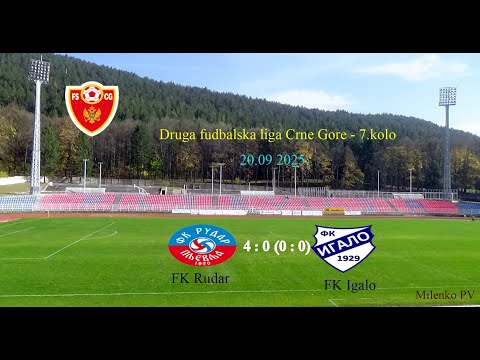 FK Rudar - FK Igalo   4 : 0 (0 : 0)    DRUGO POLUVRIJEME