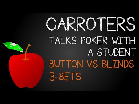 Carroters Talks Poker With Student: Ep 8 - Button Vs Blinds 3-Bets