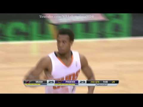 Ish Smith Finds Barbosa with the No Look Pass | Suns vs Heat |