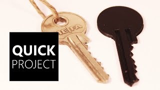 HOW TO 3D PRINT A KEY - BEST HACK!