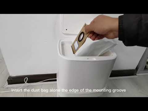 How to replace the dust bag for your EXVAC890 GLORY robot vacuum cleaner