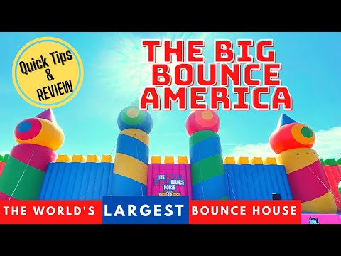 Big Bounce America Giant Inflatable Obstacle Course Quick Tips and Review Hicksville NY