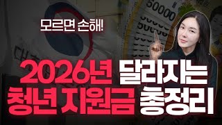 꼭 알아야할 2026년 '청년 대상' 지원금 총정리!
