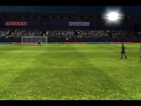 First Touch Soccer. X2. iPhone. Portsmouth v Coventry. Amazing David Nugent Volley!! (2 - 0)