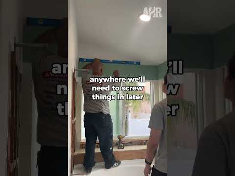 Drywall and Greenboard Install for Bathroom Remodel