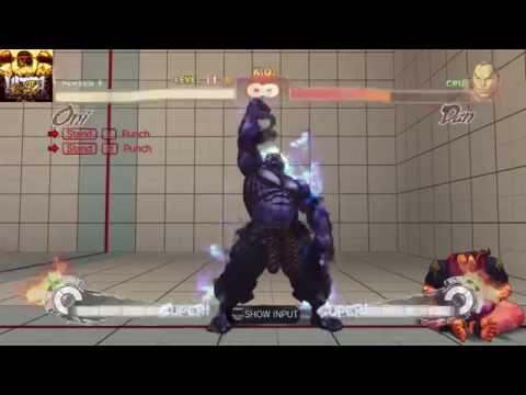 ULTRA STREET FIGHTER IV: Oni trial - 1-16 (PS4)