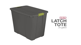 Sterilite 34 Gallon Latch Tote