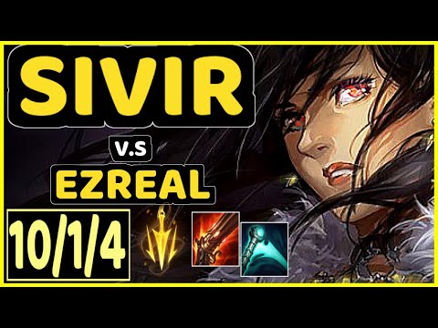 WOOLITE (SIVIR) vs EZREAL - 10/1/4 KDA BOTTOM ADC CHALLENGER GAMEPLAY - EUW