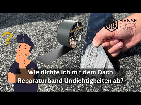 Dach Reparaturband MicroSealant® - Abdichtung einer Undichtigkeit im Dachbereich
