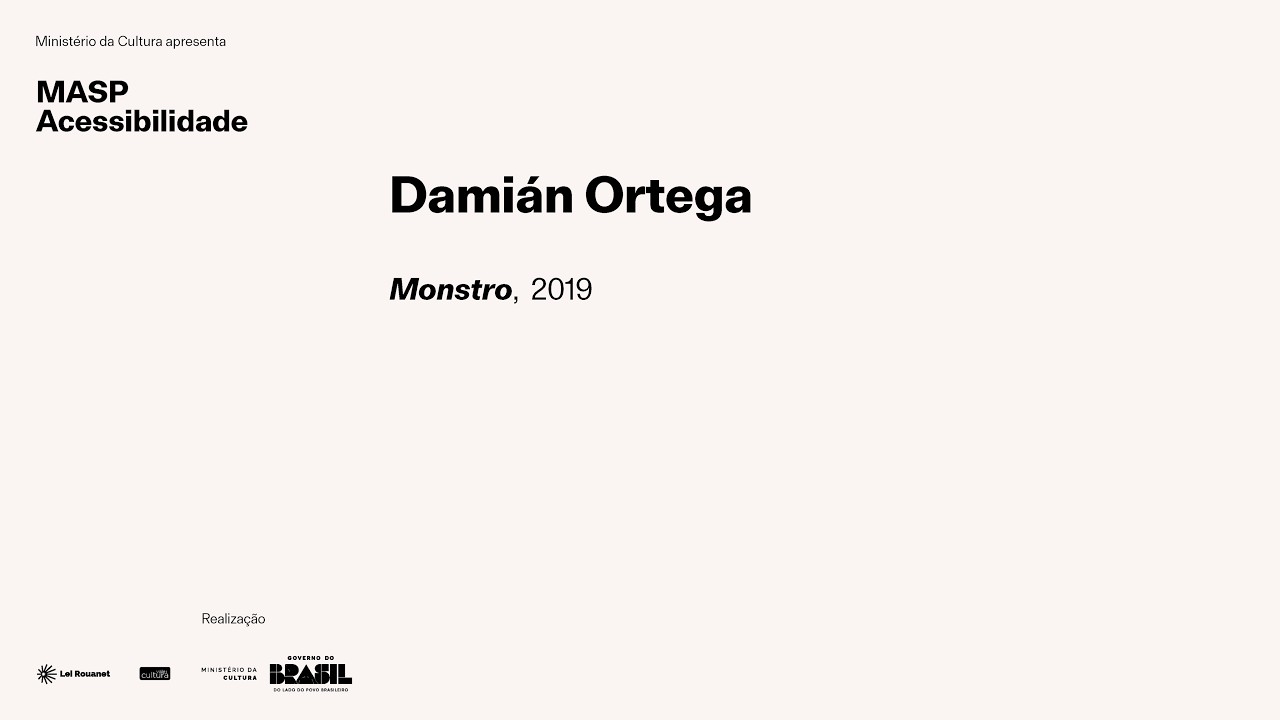 MASP Acessibilidade | Damián Ortega, Monster [Monstro], 2019