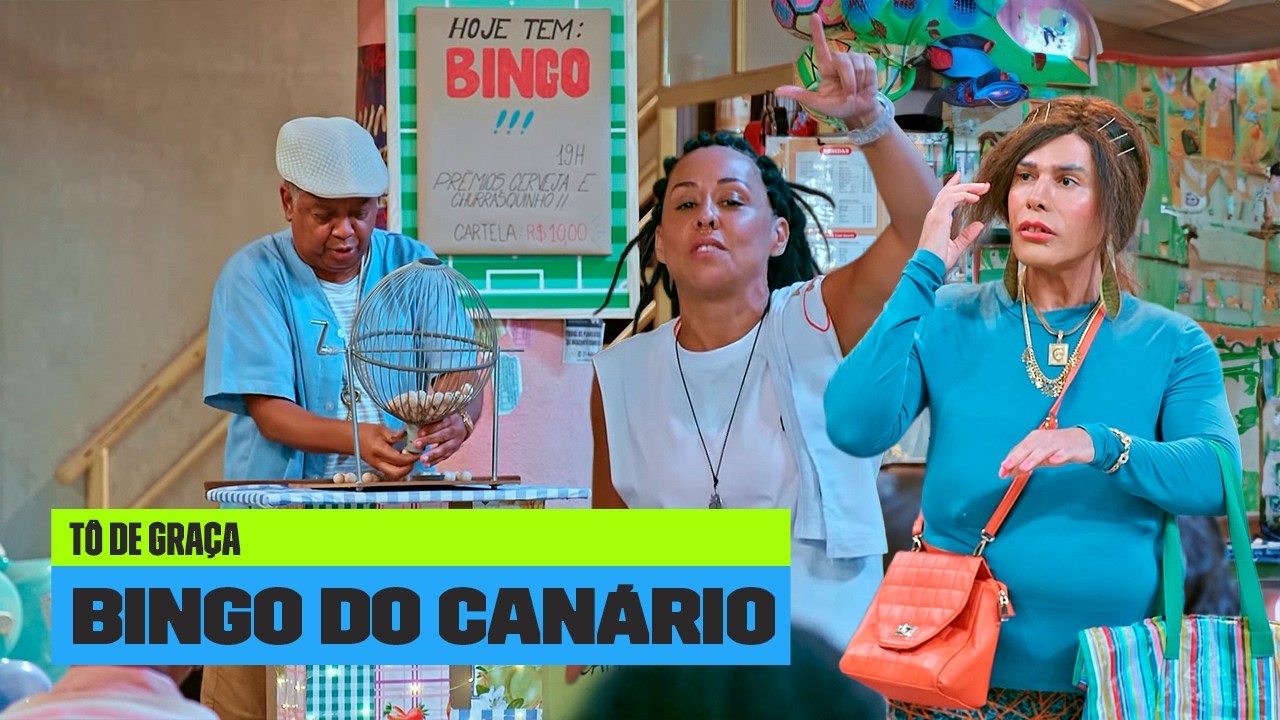 GRAÇA FAZ CONFUSÃO NO BINGO DO CANÁRIO! | Tô de Graça | Temporada 8 | Multishow
