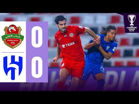 Al Hilal held for the first time! | Shabab Al Ahli 🇦🇪 vs Al Hilal 🇸🇦 | Highlights ACL Elite™