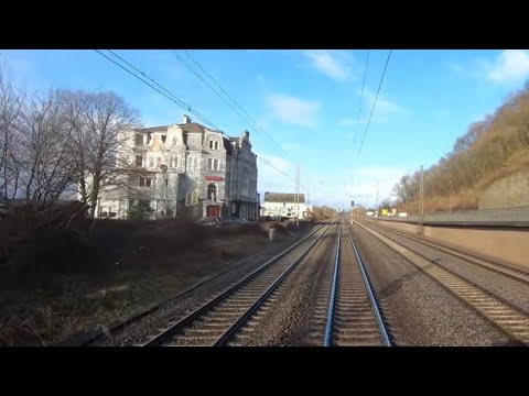 Führerstandsmitfahrt Streckenkunde Osnabrück to Seelze Br 152 Güterzug Bünde Minden Dedensen/Gümmer