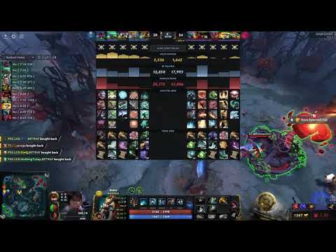 10 HERO BUYBACK TEAM FIGHT! PSG.LGD vs T1