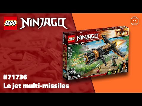 Vidéo LEGO Ninjago 71736 : Le jet multi-missiles