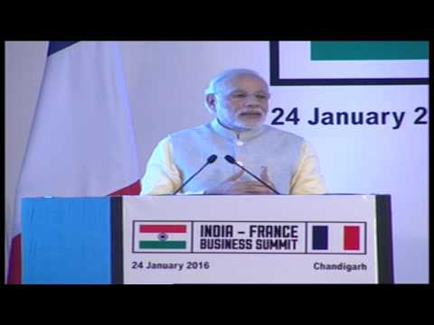 PM Modi's address at India-France Business Summit with President of France François Hollande