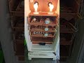 diy incubator made from old discarded refrigerator..