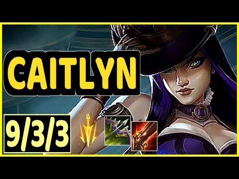 ADC Challenger VOD 10CSPM Gameplay - Caitlyn vs Aphelios | 9/3/3