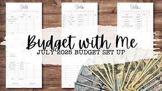 July 2025 Budget Set Up | We Made Some HUGE Changes 😬 | iPad + Goodnotes