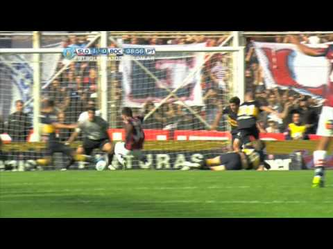Gol de Buffarini. San Lorenzo 2 Boca 0. Fecha 13. Torneo Final 2013