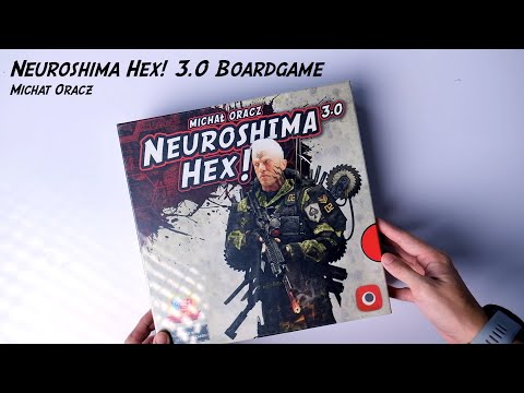 Unboxing Neuroshima Hex Boardgame