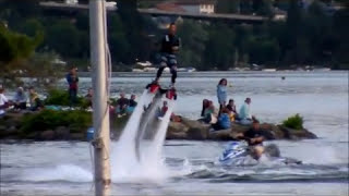 preview picture of video 'Omegna Lago D'orta FlyBoard 24 agosto 2014'