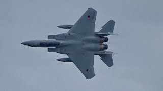 第306飛行隊F-15Jイーグル機動飛行　小松基地航空祭2026