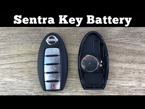 2020 - 2023 Nissan Sentra Remote Key Fob Battery Replacement - How To Change Sentra Key Batteries