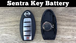 2020 - 2023 Nissan Sentra Remote Key Fob Battery Replacement - How To Change Sentra Key Batteries