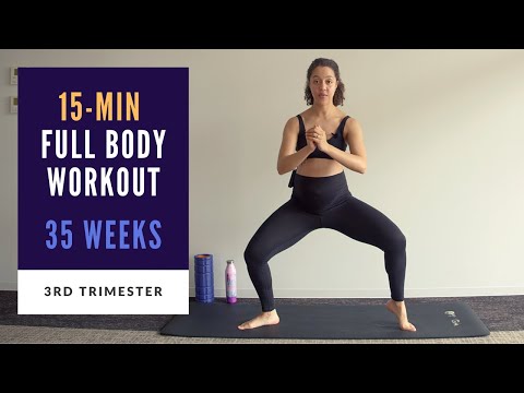 Week 35 of Pregnancy | 15-min Full Body Prenatal Workout