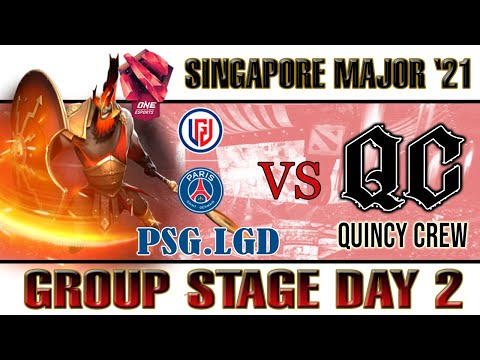 PSG.LGD VS QUINCY CREW - FASTEST GG IN GROUP STAGE - SINGAPORE MAJOR DAY 4 DOTA 2 HIGHLIGHTS