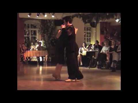  Alexis Quezada  and  Céline Giordano  are  dancing  to  the  milonga  "  Milonga Criolla  "  by  Francisco Canaro