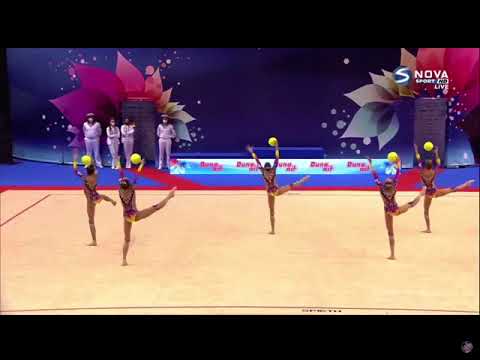 Team Russia (Junior) ECh Varna 2021 Qualification & AA 5 balls 40.500