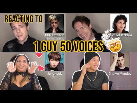 Waleska & Efra react to ONE GUY, 54 VOICES |Michael Jackson, JUNGKOOK & JIMIN, Eminem +more|REACTION