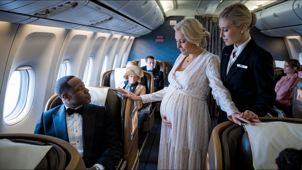 Black Man Gave up his First-Class Seat For Pregnant Woman, Then She Did THIS!