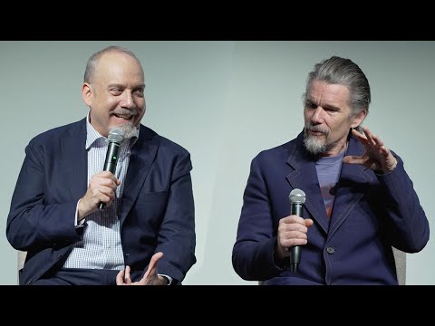 Ethan Hawke and Paul Giamatti Discuss THE HOLDOVERS