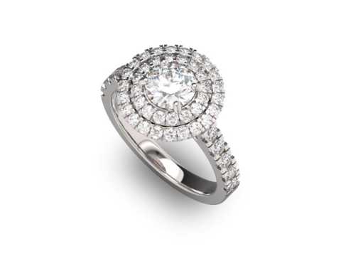 POLAD Diamond Engagement Ring - 1.70 ctw D39146-1W