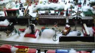 preview picture of video 'lionel polar express christmas model train layout 2012 chandler arizona USA'