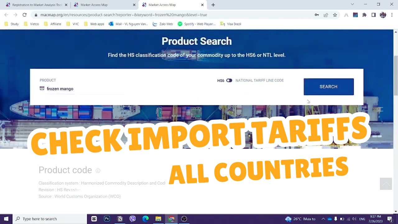 How to Check Import Tariffs for Any Country | HS Code Lookup Tutorial 2026