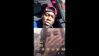 Kevin Hart fan FLIPS OUT on INSTAGRAM LIVE when she sees him!
