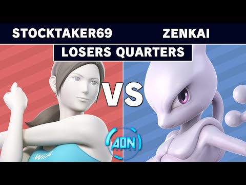 AON #046 - Stocktaker69 (Wii Fit Trainer) Vs Zenkai (Mewtwo) Losers Quarterfinals - Smash Ultimate