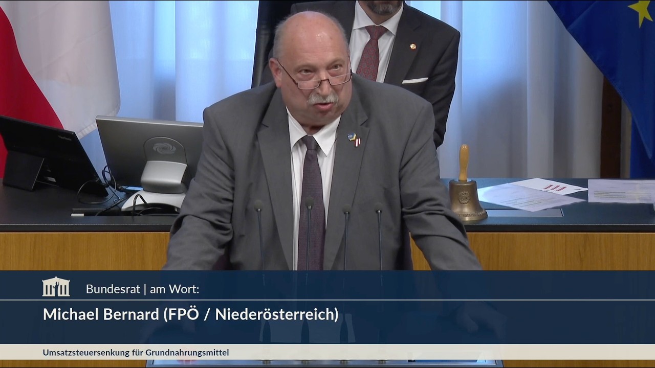 Michael Bernard - Lebensmittelpreise, Umsatzsteuergesetz - 3.6.2026