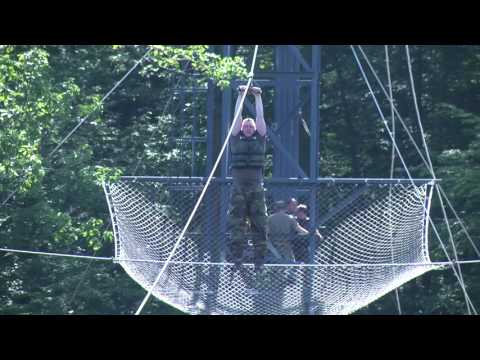 Cadet Summer Training: Water Obstacle Course