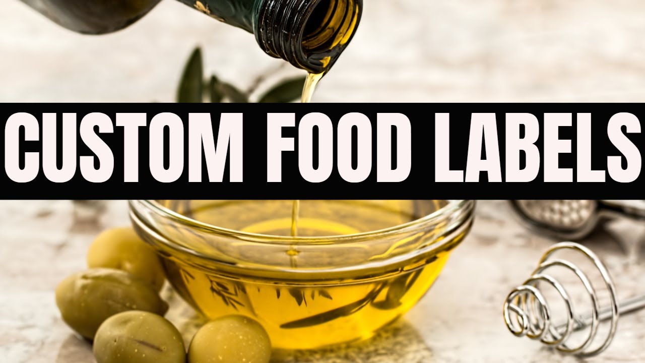 Custom Food Labels [ Creating a Customized Food products Labels ] Step by Step Guide